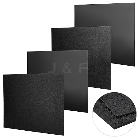 4Pcs 2 Styles ABS Plastic Sheets AJEW-GA0008-55-1