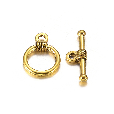 Tibetan Style Toggle Clasps GLF1184Y-NF-1