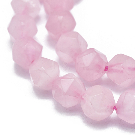 Natural Rose Quartz Beads Strands G-K303-B16-8MM-1