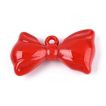 Opaque Acrylic Pendants SACR-T017-48D-1