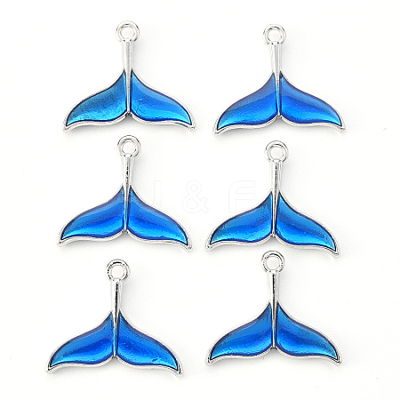 Platinum Alloy Enamel Pendants LS-ENAM-R136-32-1