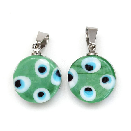 Handmade Lampwork Pendants PW-WG23609-06-1