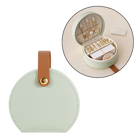 PU Leather Mini Jewelry Storage Box LS-AJEW-Z011-01A-1