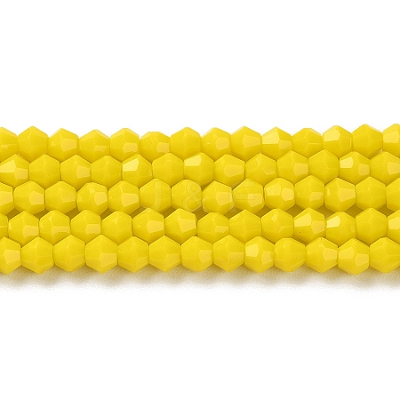 Opaque Solid Color Imitation Jade Glass Beads Strands LS-EGLA-A039-P4mm-D05-1