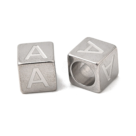 304 Stainless Steel European Beads STAS-D382-02A-P-1