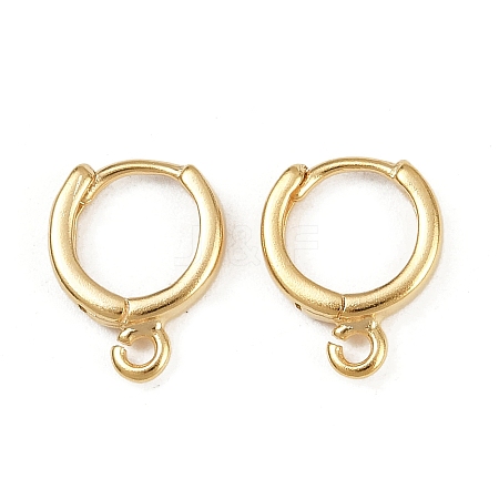 Brass Hoop Earring Findings KK-P310-26A-G-1