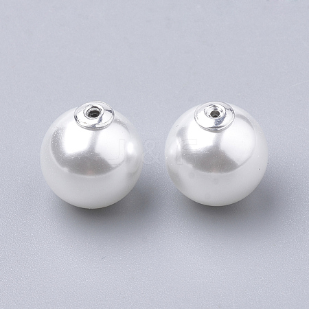 (Holiday Stock-Up Sale)Eco-Friendly Plastic Imitation Pearl Beads MACR-T013-27-1