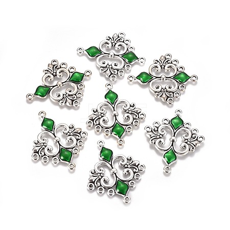 Alloy Enamel Chandelier Component Links X1-ENAM-EA9734Y-3-1
