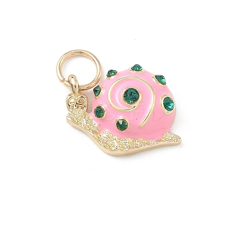 304 Stainless Steel Enamel Charms STAS-A131-03B-G-1