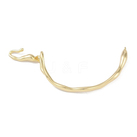 Brass Toggle Clasps KK-U020-08G-1