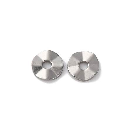 Non-Tarnish 304 Stainless Steel Wavy Spacer Beads X-STAS-H216-65P-1