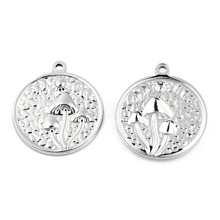 Non-Tarnish 201 Stainless Steel Pendants X-STAS-N098-143P-1