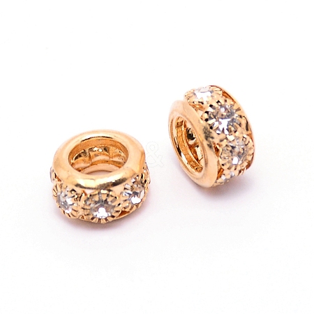 Alloy Crystal Rhinestone Beads PALLOY-WH0081-52B-03-1