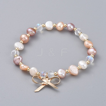 Charm Bracelets BJEW-JB04925-04-1