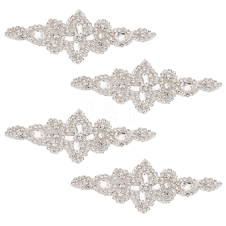 Flower Glass Rhinestone Patches FIND-FG0003-32-1