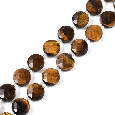 Natural Tiger Eye Beads Strands G-B049-F03-02-1