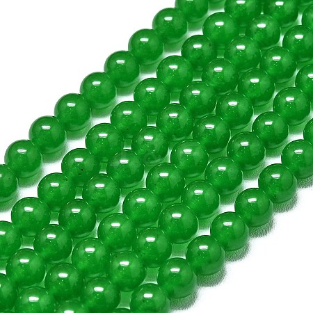 Natural Malaysia Jade Beads Strands G-L645-C01-6mm-17-1
