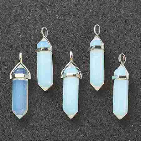 Opalite Pointed Pendants G-M378-01P-A24-1