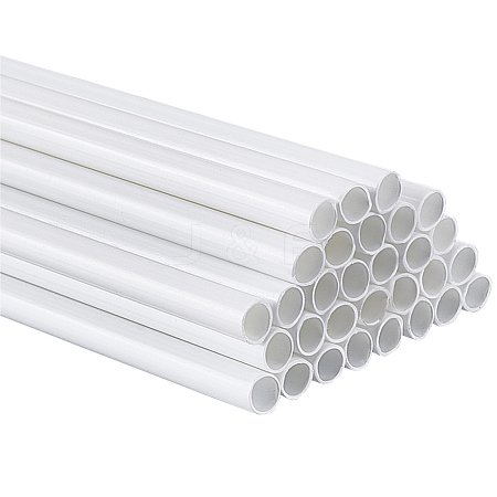 30Pcs ABS Plastic Round Tube KY-OC0001-44C-1
