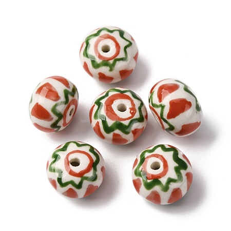 Handmade Porcelain Beads PORC-Q004-01C-1