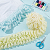 3-Layer Polyester Pleated Ribbon SRIB-WH0011-171B-5