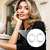 925 Sterling Silver Spring Gate Ringsed FIND-PH0021-77B-6