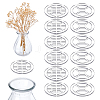 12Pcs 2 Styles Acrylic Mason Can Breeding Top Findings FIND-NB0006-59-1