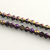 Electroplate Glass Bead Strands LS-EGLA-R094-4mm-10-1