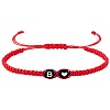 1Pc Adjustable Nylon Cord Braided Bracelets for Women Men BJEW-LP0001-31B-B-1
