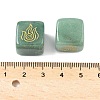 4Pcs 4 Styles Natural Green Aventurine Display Decorations G-F786-03A-05-3