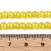 Electroplate Opaque Glass Beads Strands GLAA-T032-P4mm-AB16-4