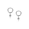Star Brass Hoop Earrings FS-WGD90F4-01-5
