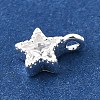 925 Sterling Silver Cubic Zirconia Charms STER-Q005-01B-A-2
