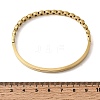 304 Stainless Steel Rhinestone Hinged Bangles for Women BJEW-B168-03D-G-5