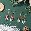 2 Pairs TOHO Round Seed Beads Dangle Earrings EJEW-MZ00566-1
