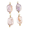 Natural Baroque Keshi Pearl Pendants PA-CBA0A45-01G-1