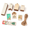 Unfinished Wood Big Pendants WOOD-TA0002-27-3