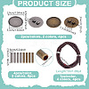 DIY Poirot Tie Accessories Kits DIY-NB0013-40-2