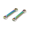 Ion Plating(IP) 304 Stainless Steel Connector Charms STAS-Q323-06A-RC-2