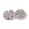 Brass Micro Pave Cubic Zirconia Charms KK-L212-17P-2