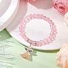 Transparent Plastic Beaded Stretch Bracelets for Children BJEW-JB11507-4