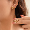 Bowknot Alloy Stud Earrings WGF38D2-13-1