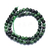 Natural Ruby in Zoisite Beads Strands G-K310-C10-6mm-2