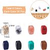 240Pcs 8 Colors Acrylic Beads OACR-NB0001-21-5