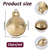 Brass Bell Pendants KKB-FH0001-01B-2