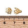 Flower Brass Bead Cap Bails KK-CBA1A60-23A-G-3