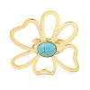Flower 304 Stainless Steel Adjustable Rings for Women RJEW-F158-01G-2