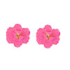 Alloy Enamel Stud Earrings for Women WGB1BBC-04-1