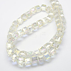 Pearl Luster Plated Crystal Glass Beads Strands EGLA-F016-B05-3