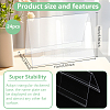 Name Plastic Table Top Display Stand ODIS-WH0070-86B-2
